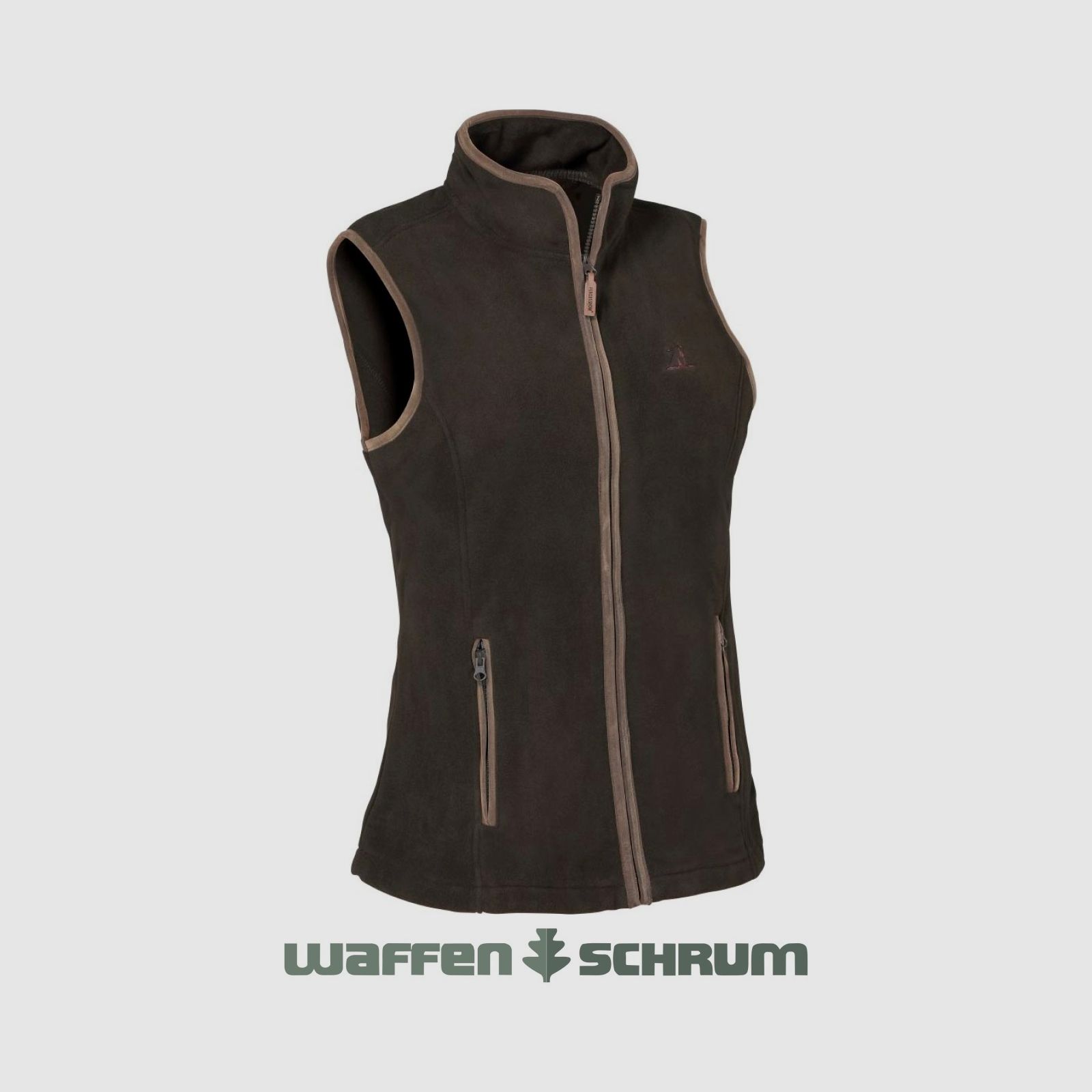Percussion Fleece Vest Scotland Khaki
