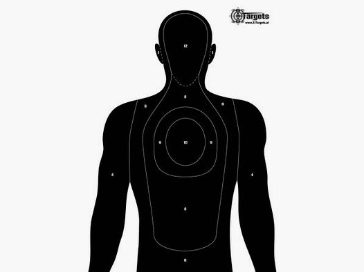X-Targets – Human Silhouette Zielscheibe