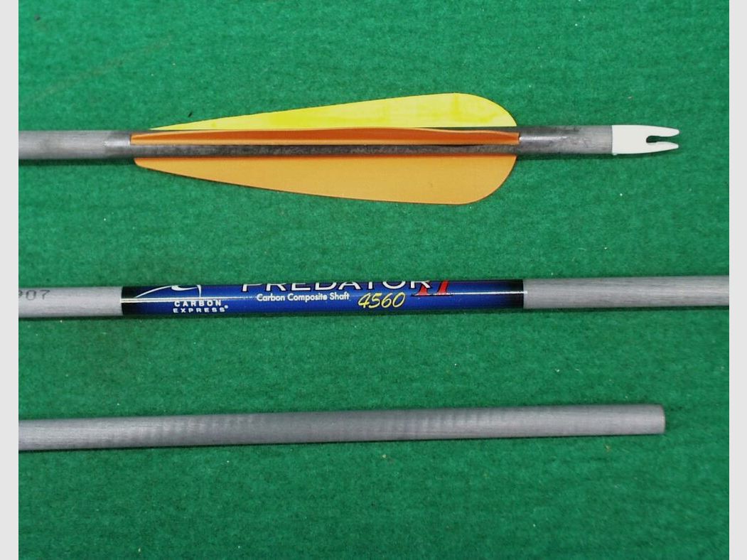 Predator Carbon-Pfeile grau