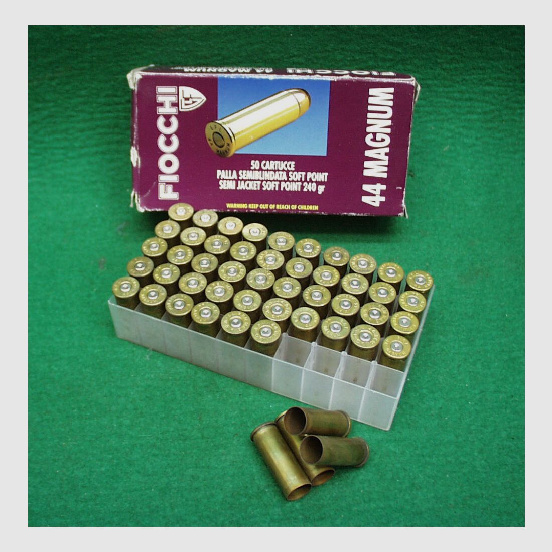Fiocchi Hülsen Kal.44Mag, gebraucht