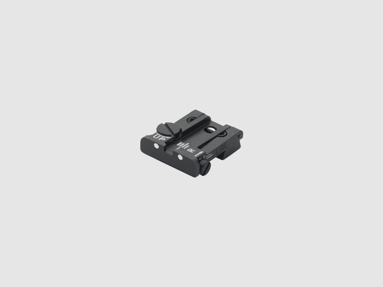 LPA Micrometer-Visier “TPU”, voor SIG-Sauer P220, P225, P226, P228, met zwart vizierblad, zonder korrel