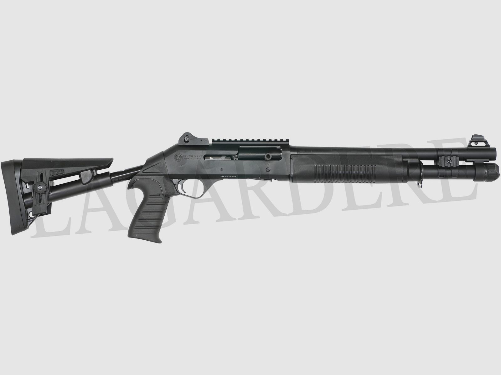 PANZER ARMS USA M4 TAC BLACK TELESCOPIC 14.5" (SEMI-AUTOMATISCHES MILITÄRGEWEHR MIT GLATTEM LAUF)