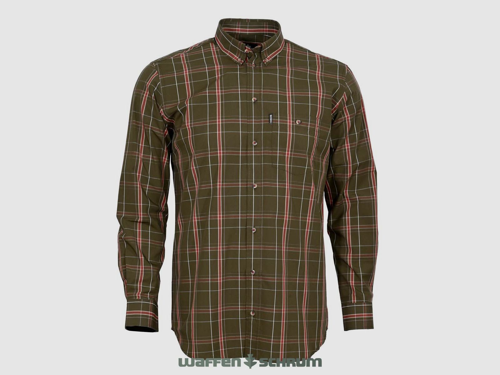Foresta shirt olive - checked