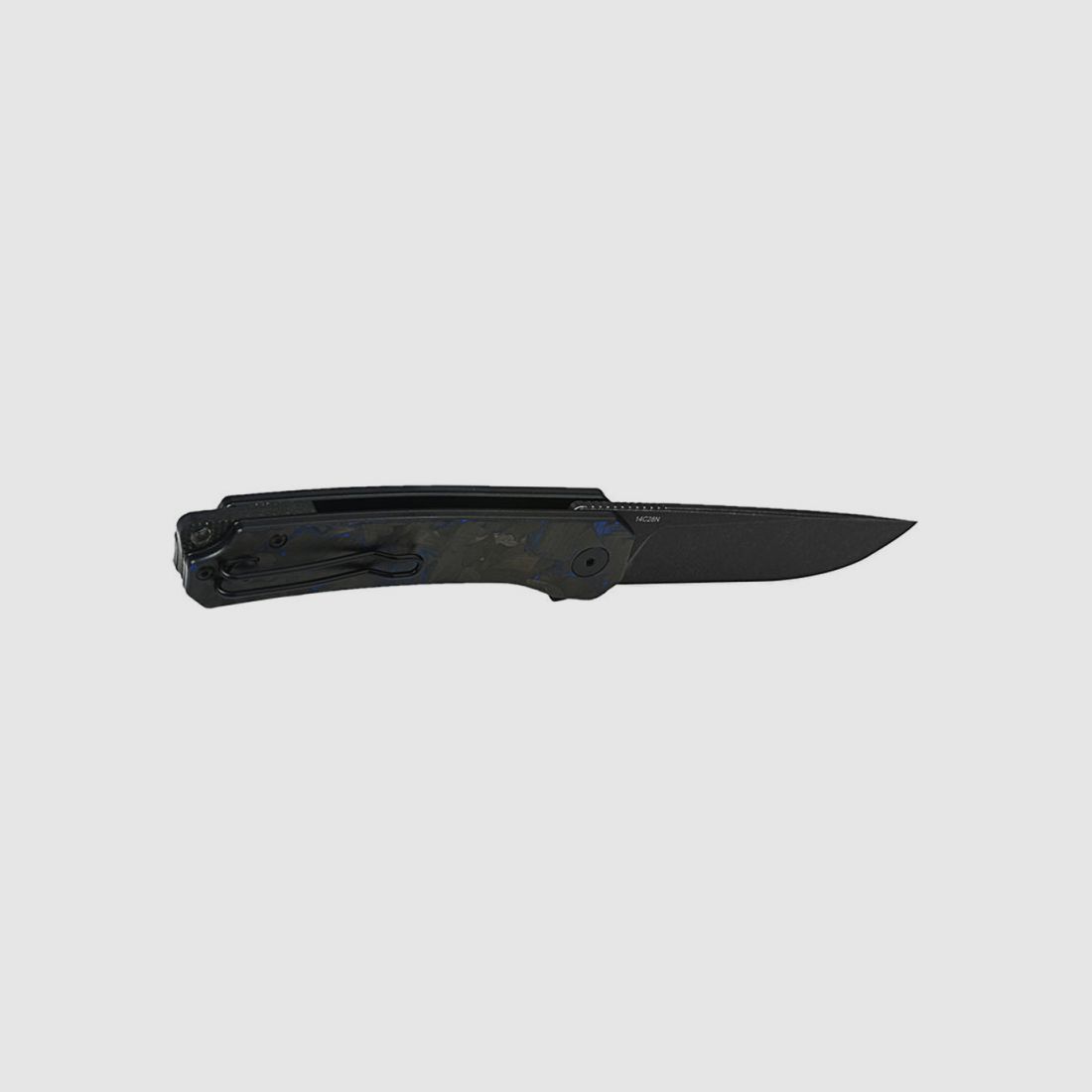 QSP OSPREY Messer Carbon G10 Schwarz Blau, Bild 4 von 5