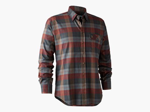 Chemise Deerhunter Ryan à Carreaux Rouges 45/46