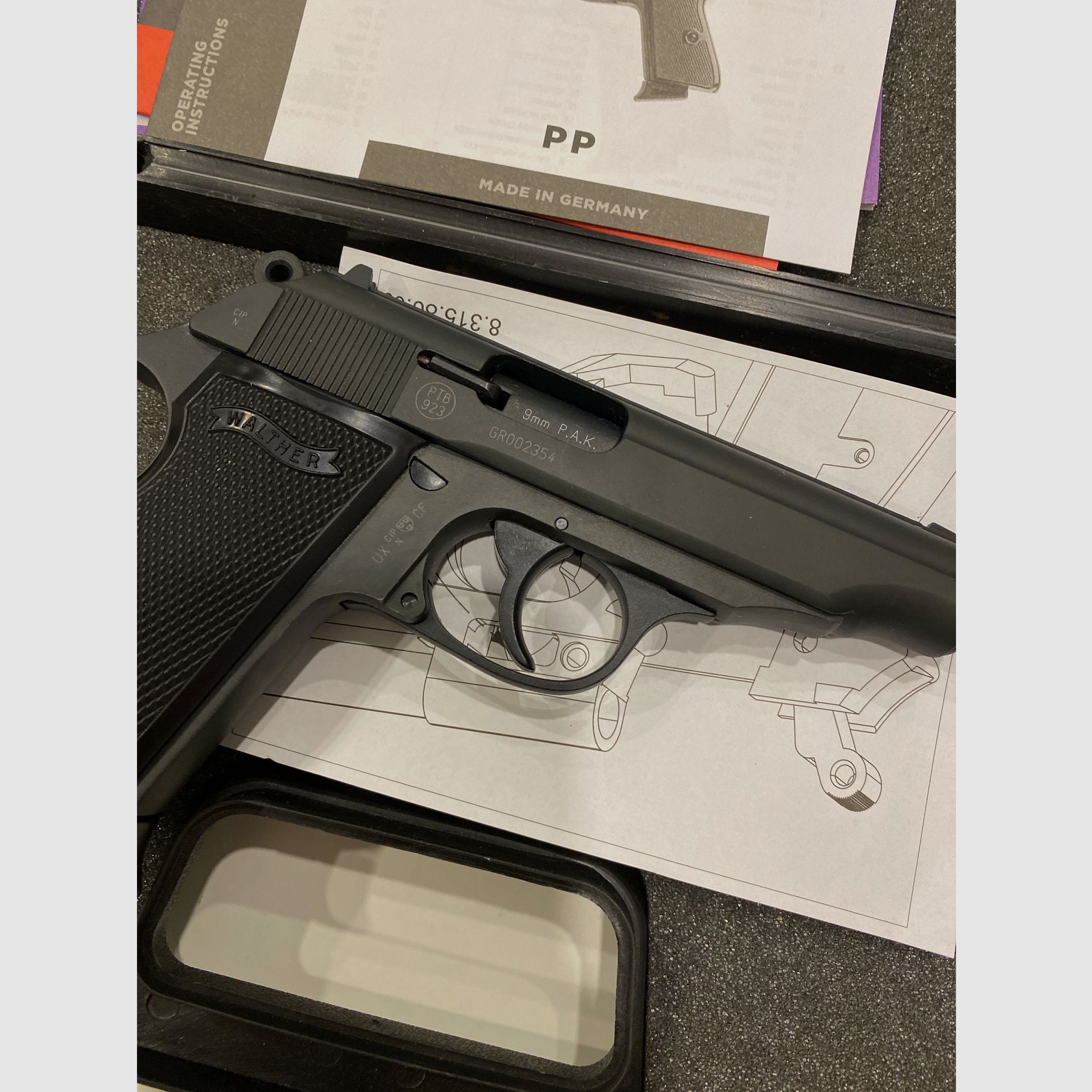 Walther Schreckschuss Pistole PP, Bild 2 von 7