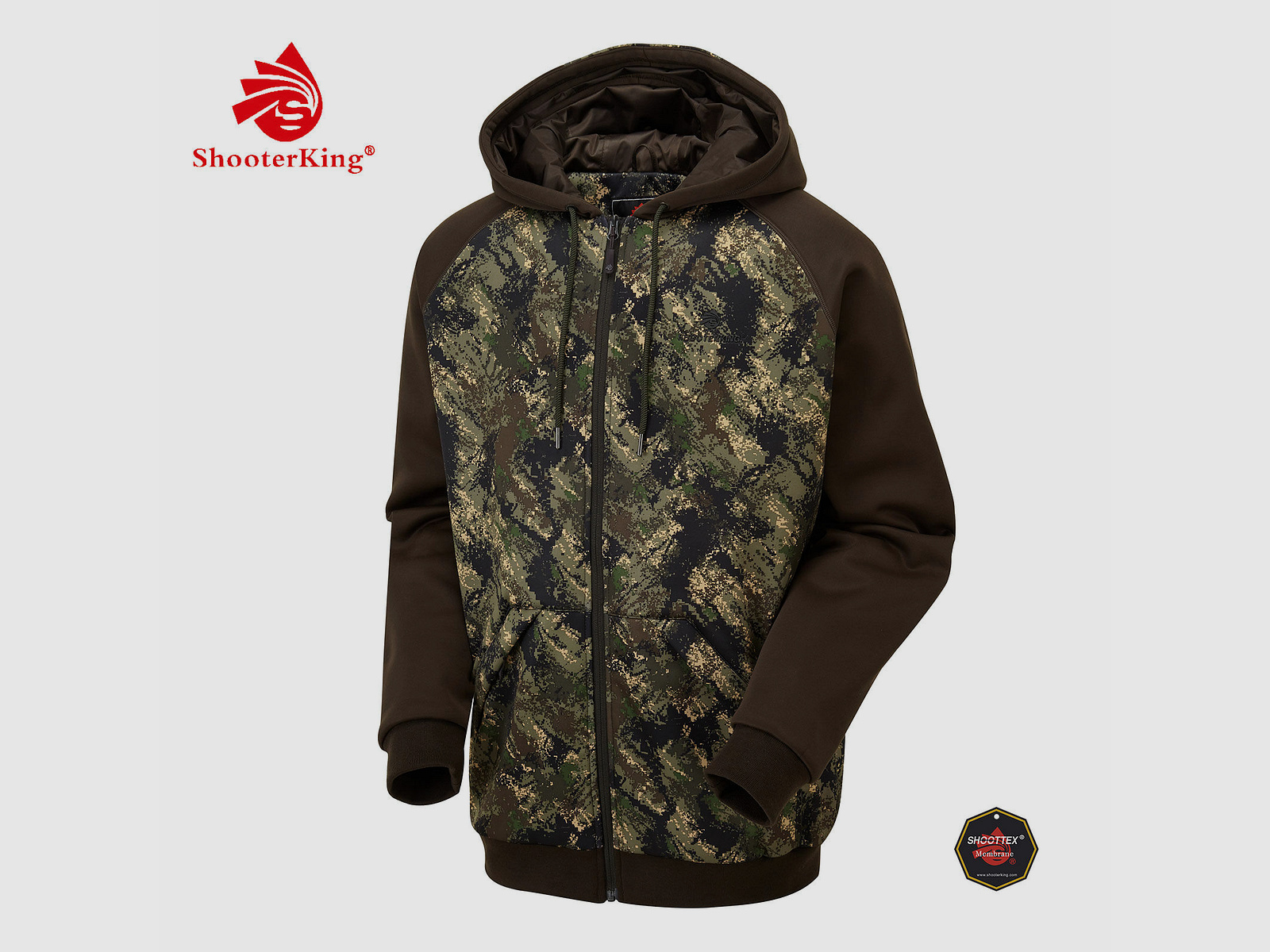 SHOOTERKING Huntflex Hoodie Forest Mist M1519