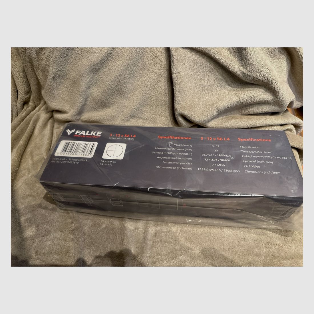 Falke 3-12x56 L4 Zielfernrohr 