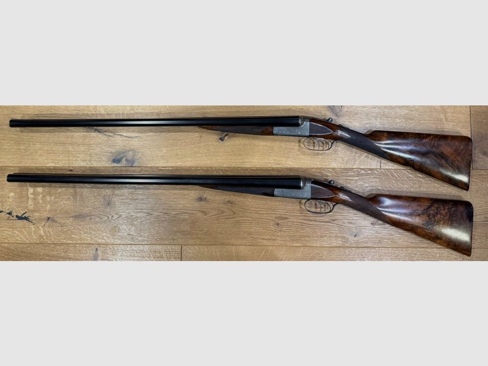Westley Richards & Co. historical shotgun pair cal. 12/65 with ejectors
