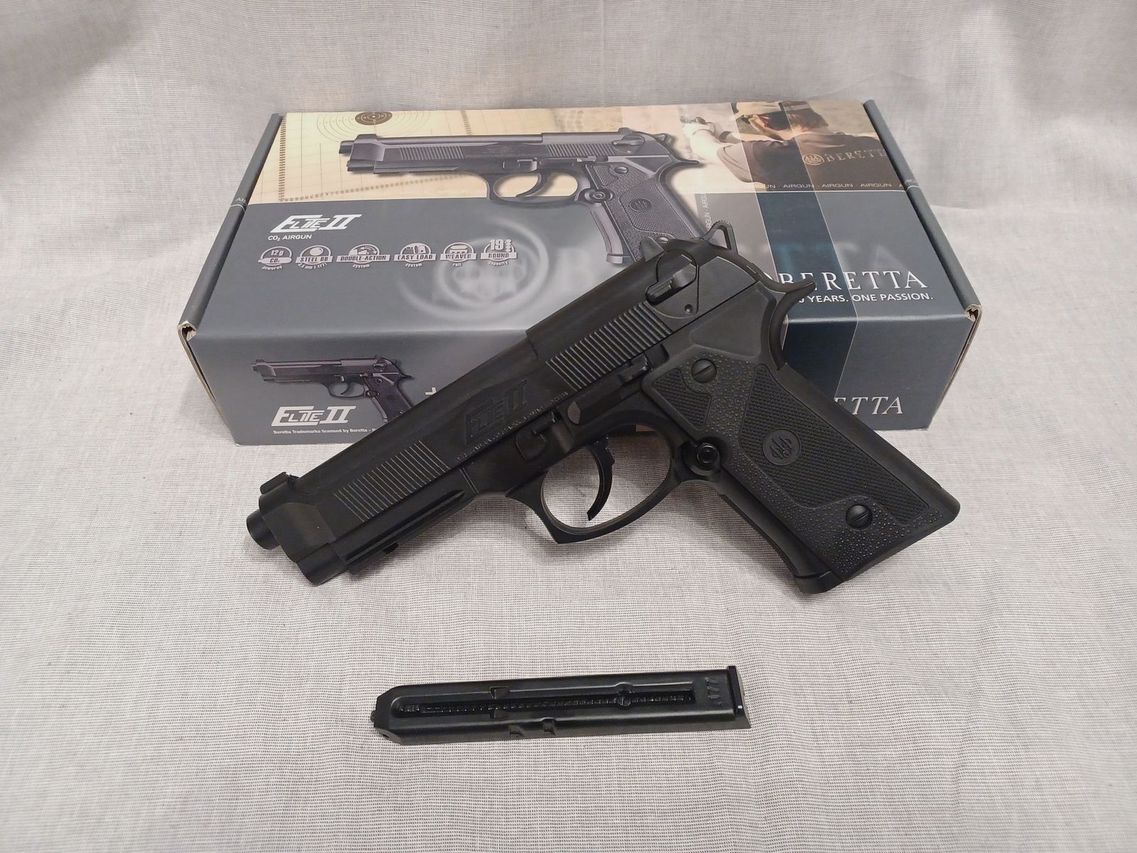 Beretta Elite II / 4,5 mm BB / CO2 / Pistole / OVP (84)