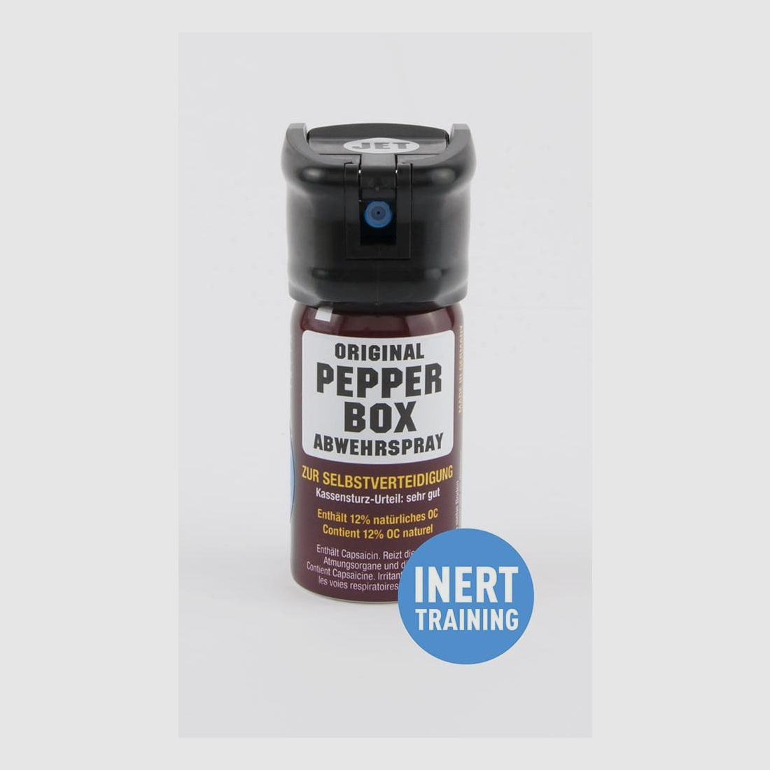 Pfefferspray Pepper-Box klein mit Flip Top für Training mit Flüssigstrahl, Bild 1 von 2