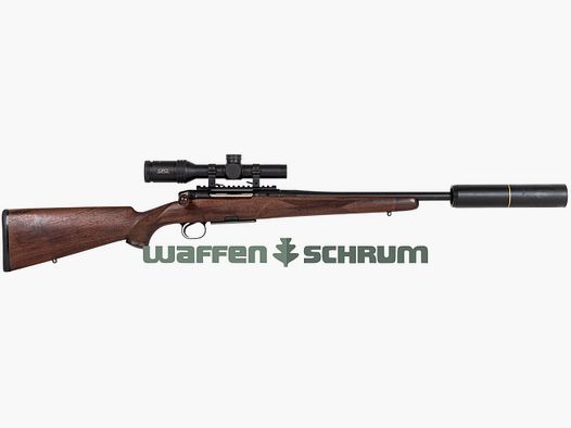 Heym SR 30 .30-06Spring, ZF GPO Spectra 6x 1-6x24 Abs.G3i Drive, Montaggio rapido, 2 caricatori extra, lunghezza canna 50 cm, silenziatore StalonX cal. .30