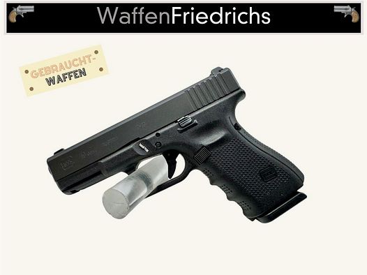 Glock	 19 Gen 4 inkl. 4 Magazinen (2x mit Extender) - Waffen Friedrichs