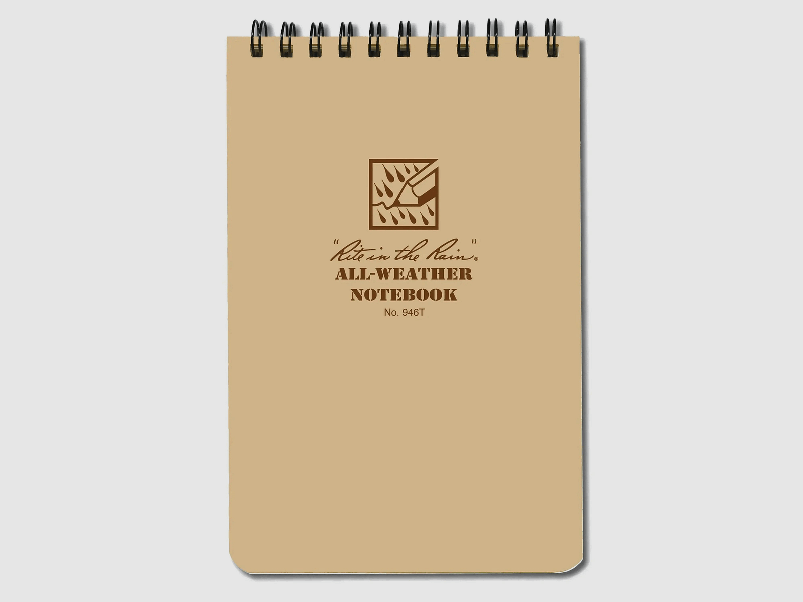 Rite in the Rain Spiral Notebook khaki No. 946T