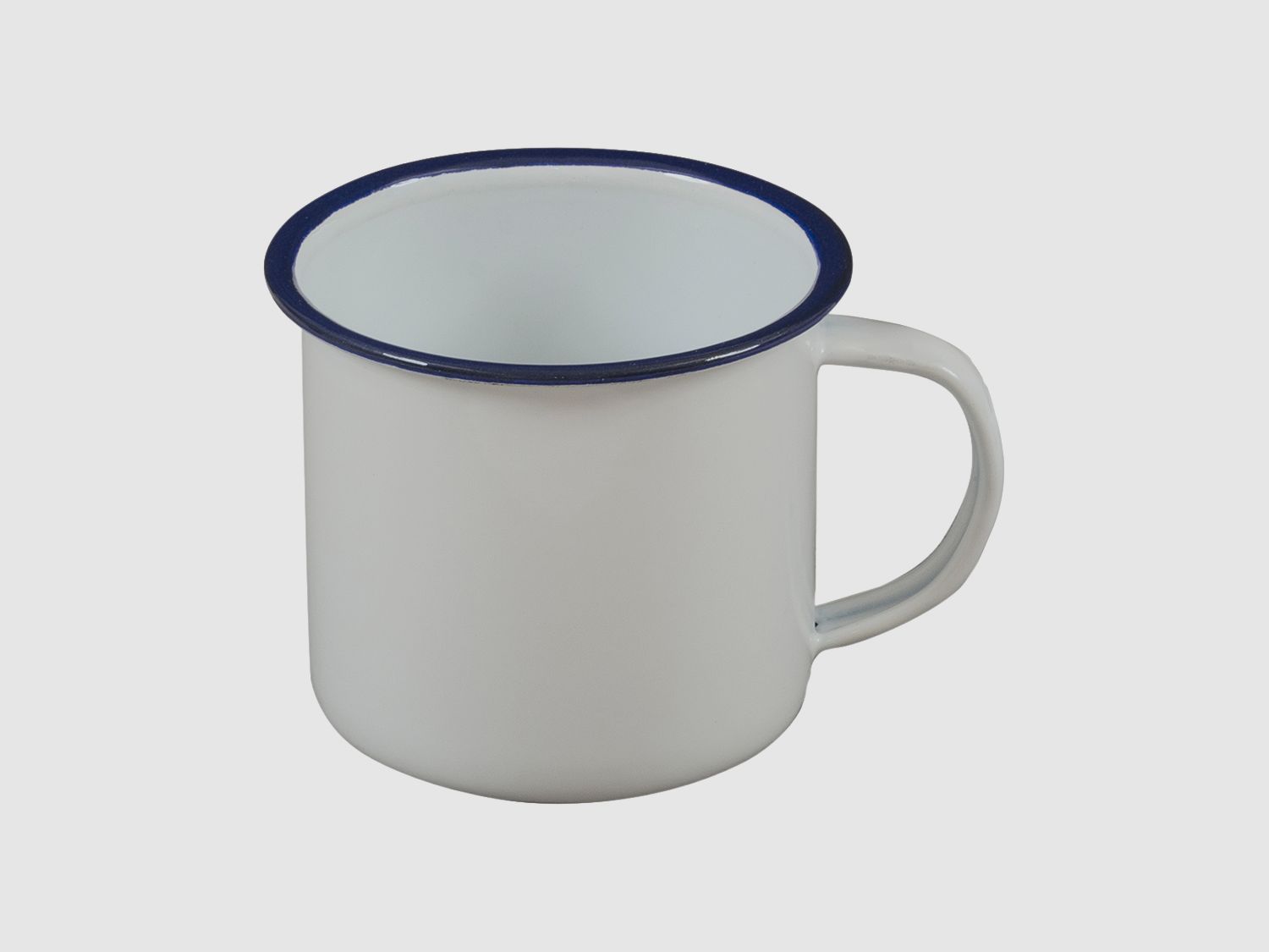 Highlander Emaille Tasse Vintage 280ml Weiß