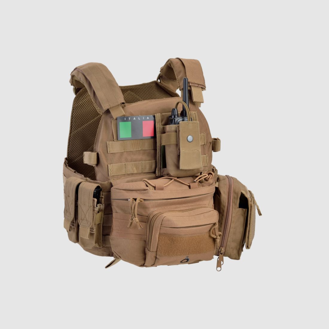 BANANE OUTAC TACTICAL GÜRTELTASCHE SCHWARZ MIT INTERNEM PISTOLENHALTER – MOLLE-KOMPATIBEL, Bild 5 von 5