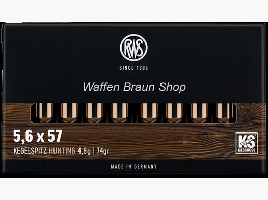 RWS 5,6X57 KS 4,8G 20ER