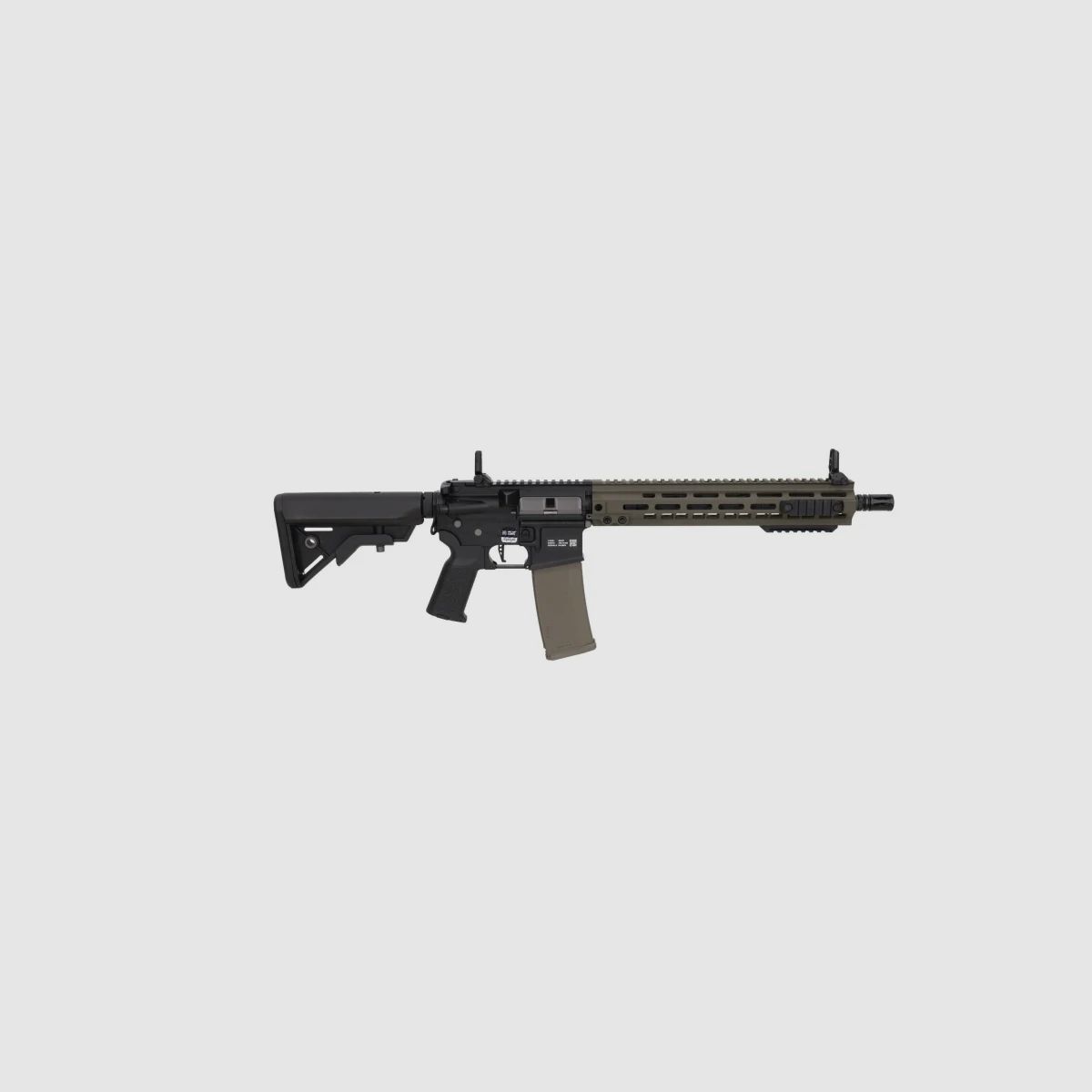 SA M4 URG-I M-LOK 14" (SA-P30 PRIME™ Aster II ETU BLDC™) Rifle Airsoft Libre a partir de 18 – Negro/Verde -F-