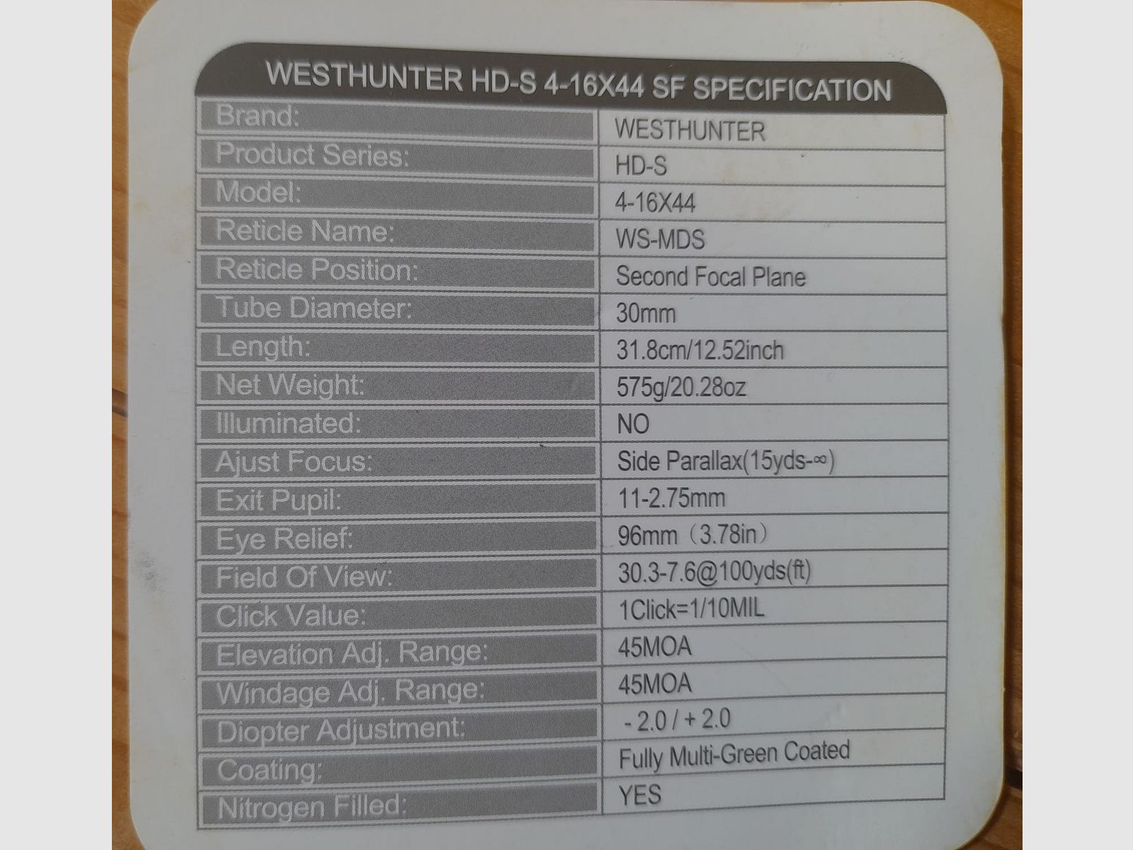 Airmax M22 mit Picatinny-Schiene und WestHunter Optik