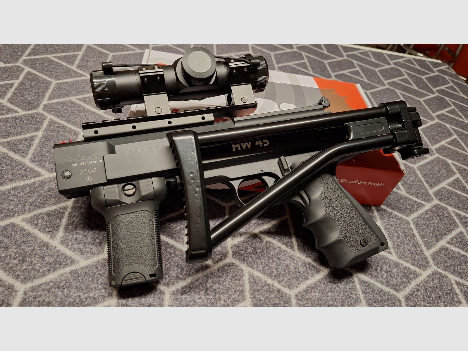 Weihrauch HW 45 Tactical Pistol Carbine!