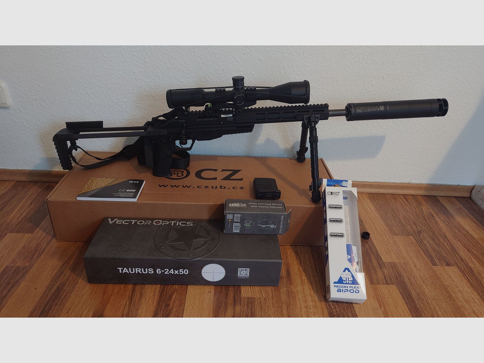 Repeater rifle CZ 600 Trail in caliber .300 Blackout, sportingly approved
