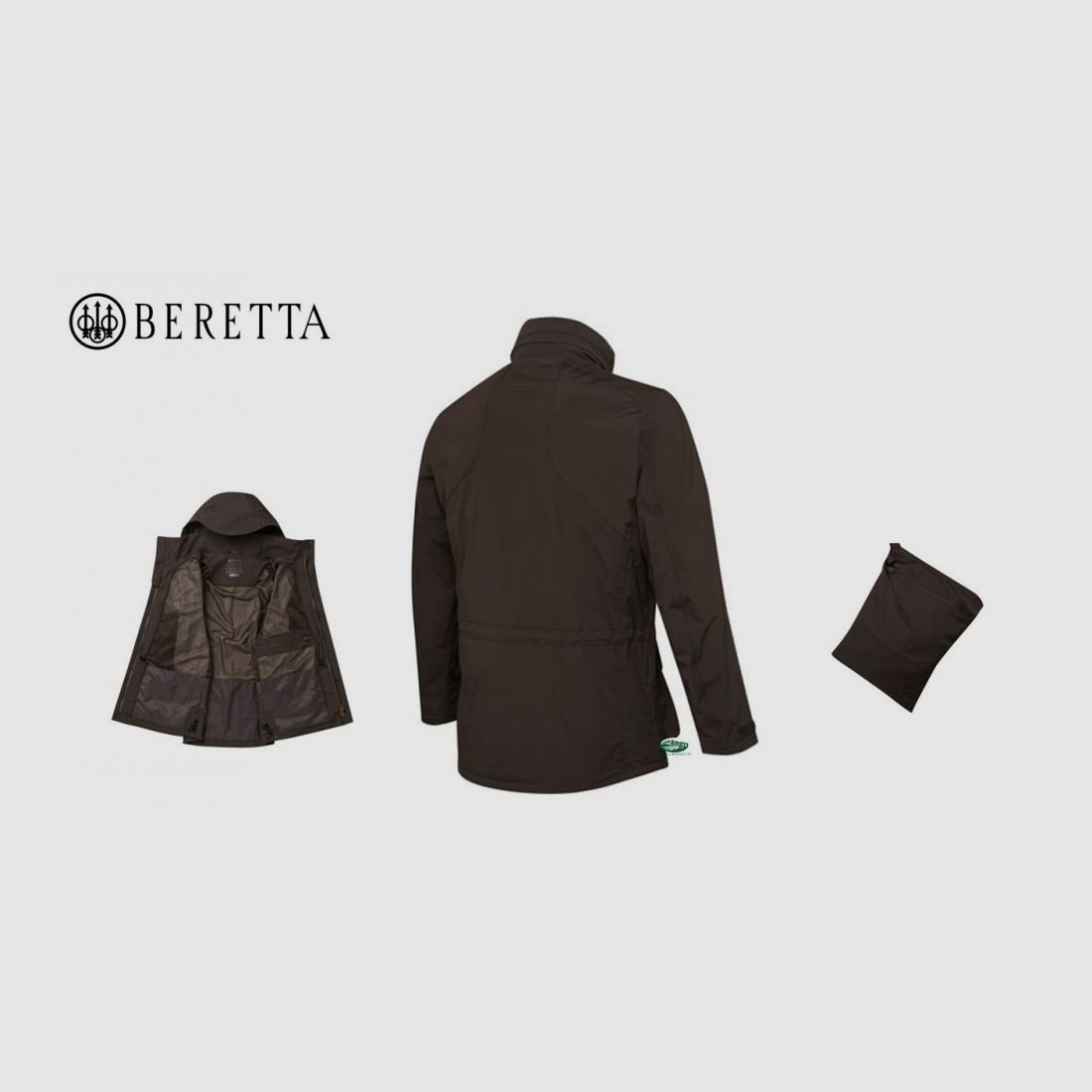 BERETTA Carrick Jacke braun GU305, Bild 2 von 2