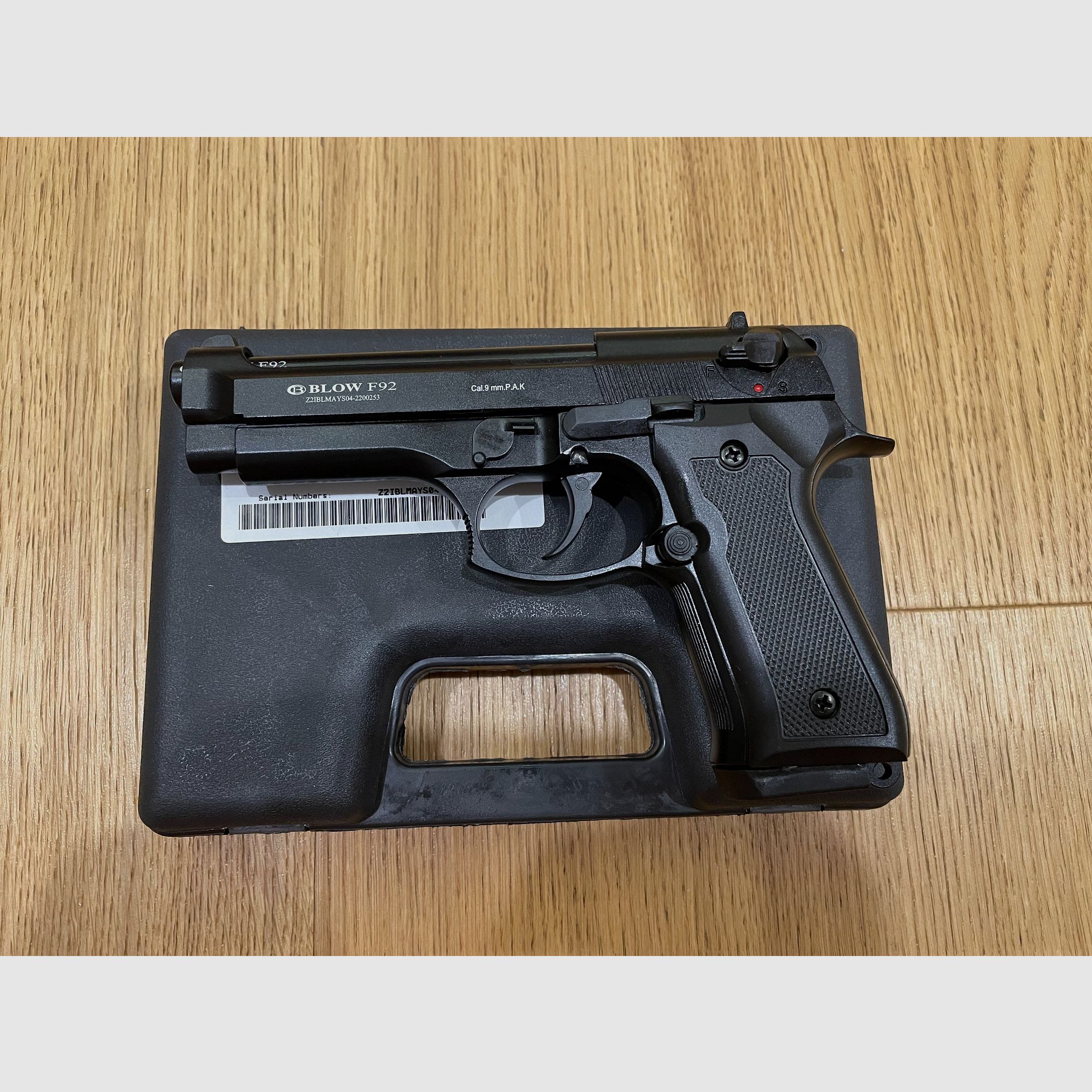 BLOW F92 Black / Black – 9 mm P.A.K. / Beretta 92F replica / Replica – EU-wide shipping / EU-wide shipping, image 2 of 4