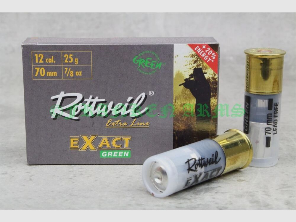 Rottweil EXACT Green 12/70 25g 5 Stück Staffelpreise