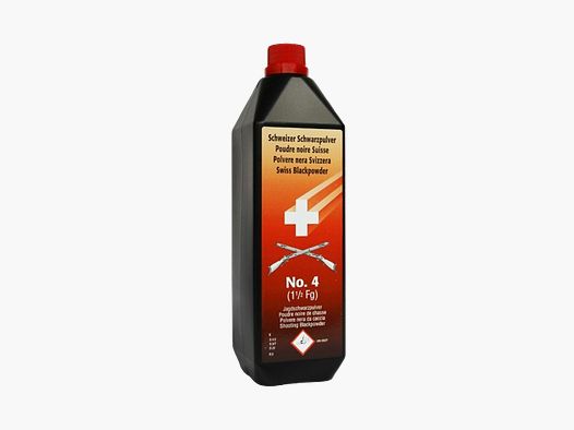 SCHWEIZER NR. 4 JAGDSCHWARZPULVER - 1000 G