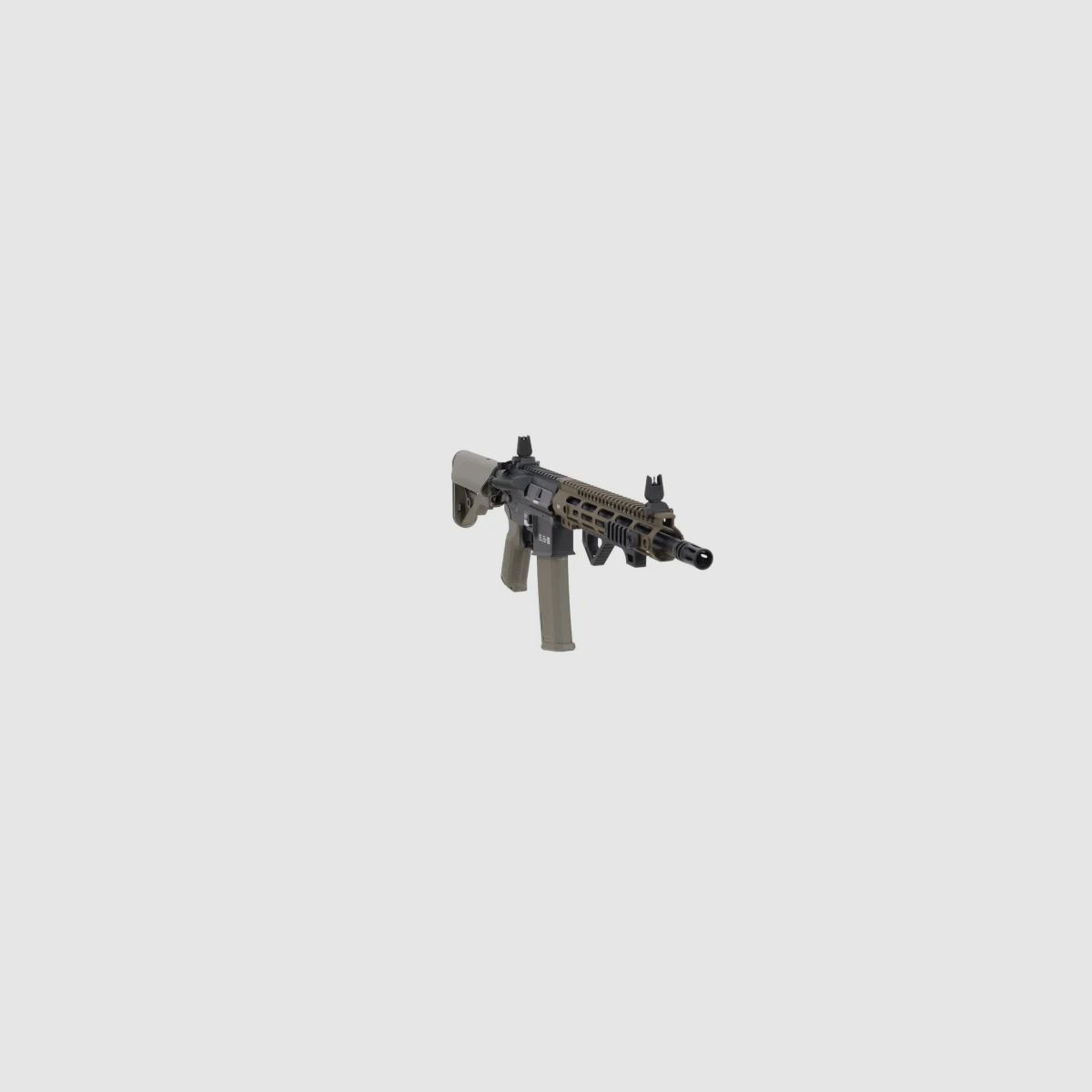 SA M4 Carbine M-LOK (SA-P20 PRIME™ Aster II ETU BLDC™) Rifle Airsoft Libre a partir de 18 - Negro/Oliva -F-