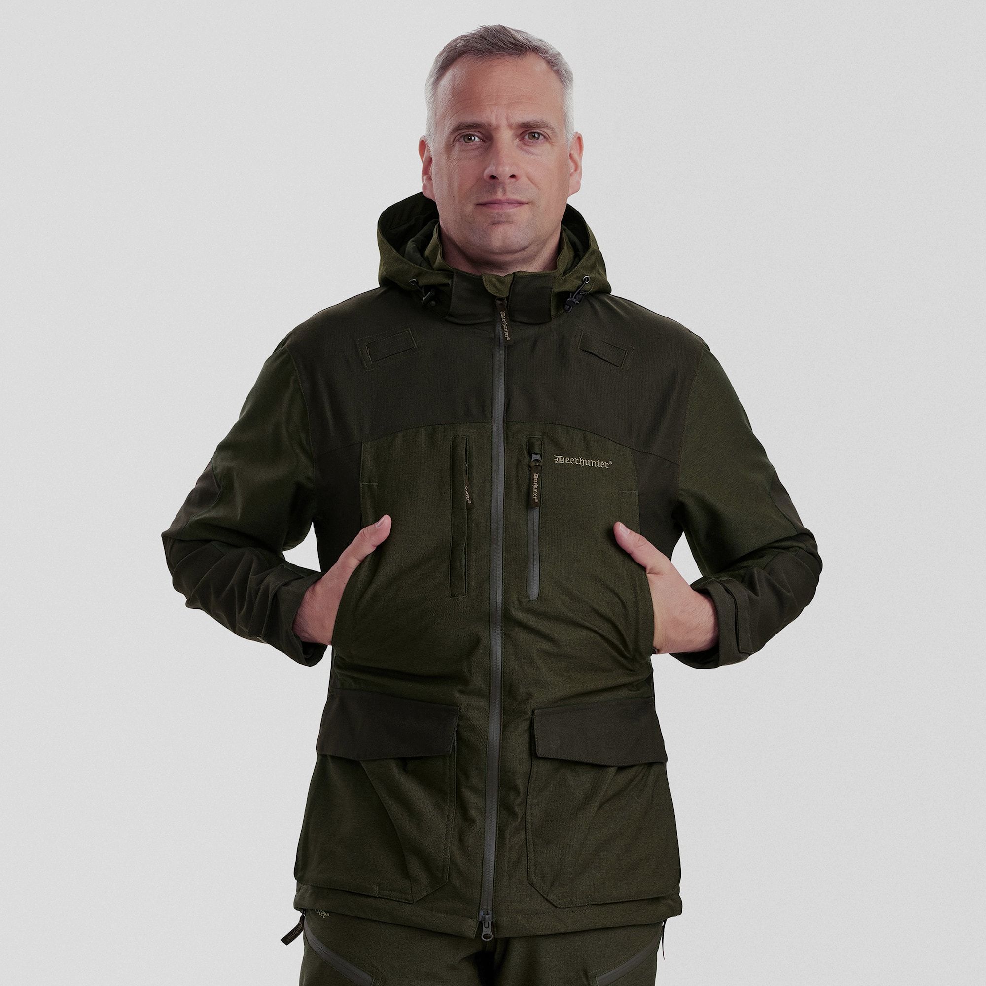 Deerhunter Chasse Jacket Olive Night melange 52