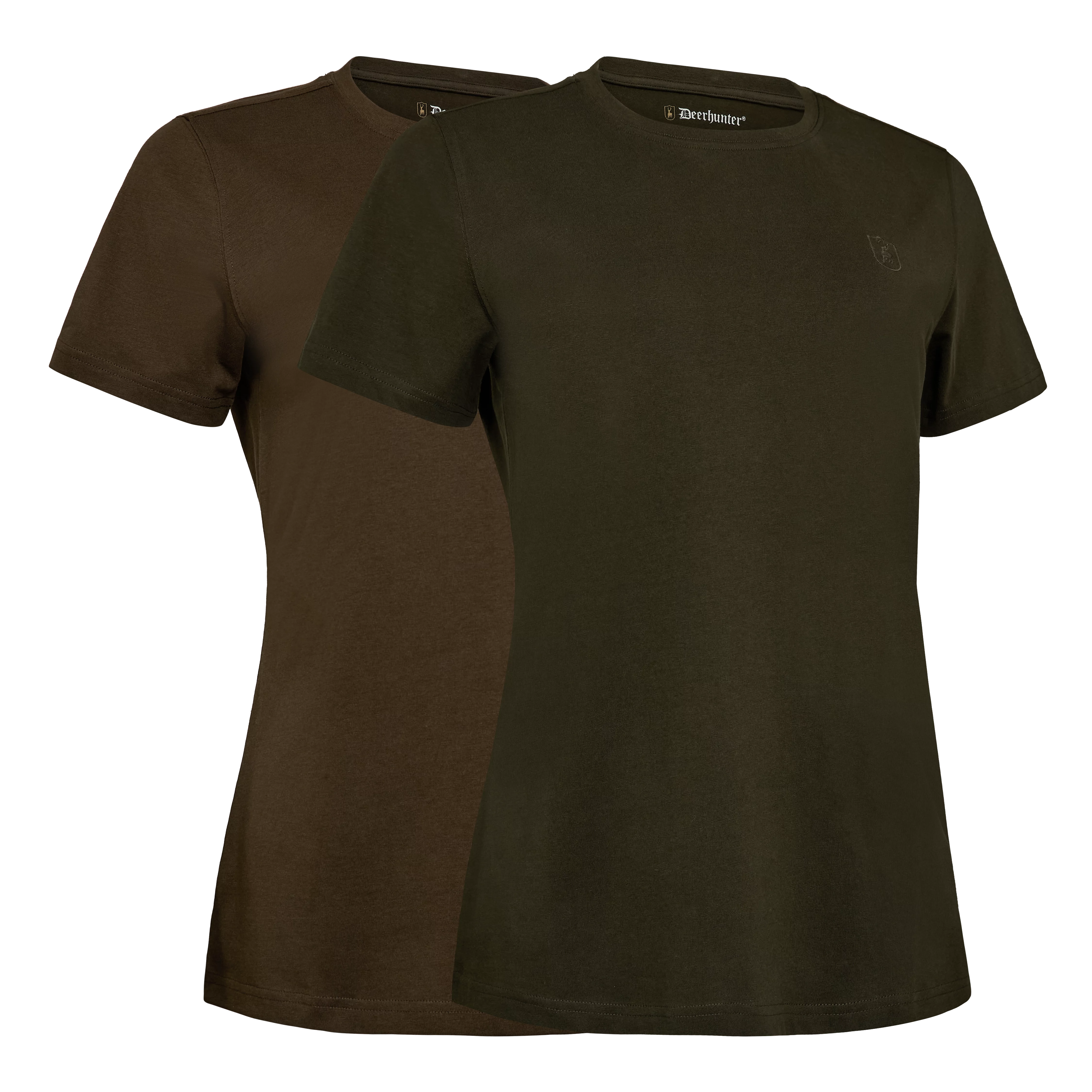 T-shirts femme, lot de 2 - Fallen leaf / Timber