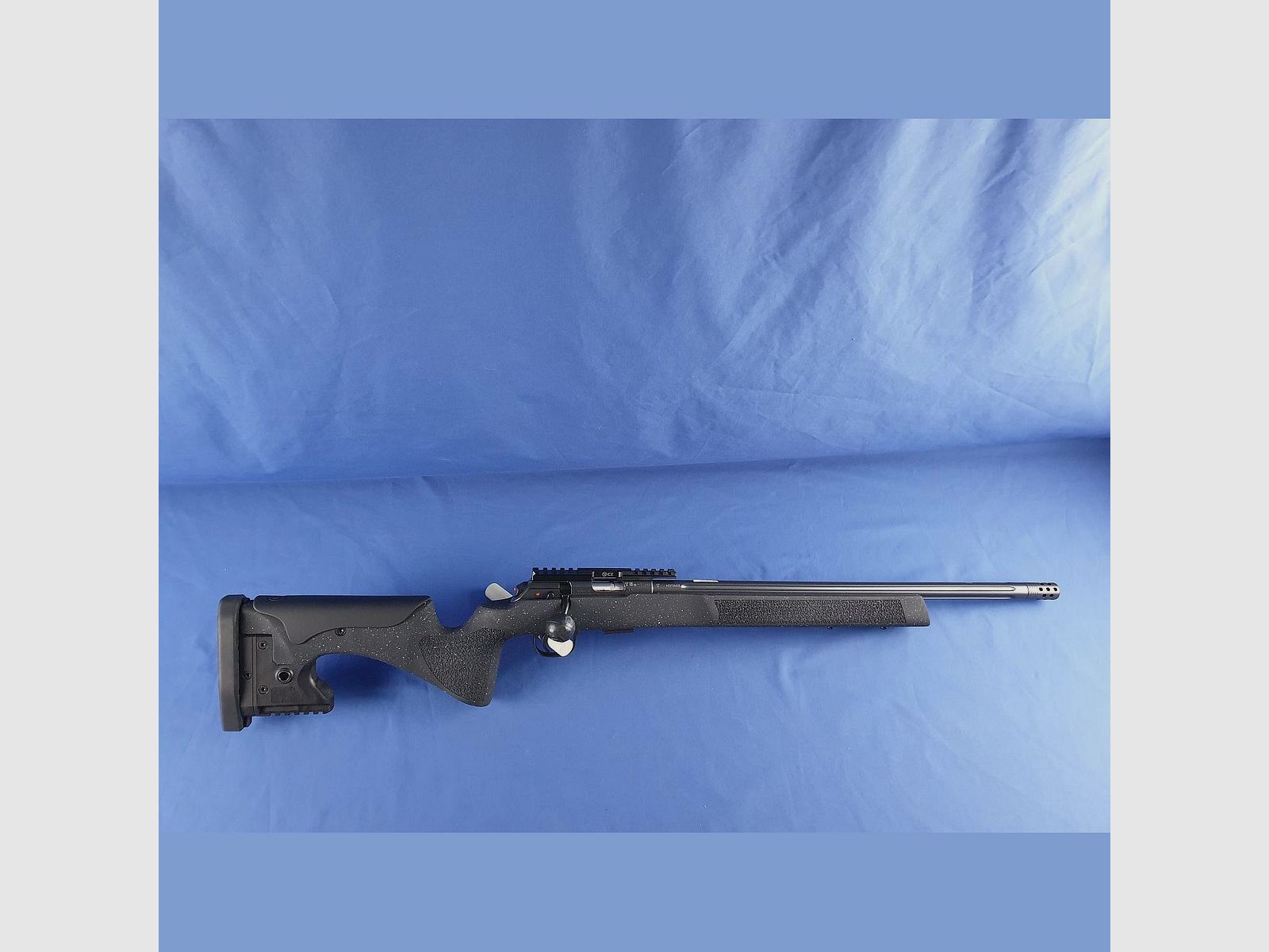 CZ 457 LRP Black Kal.22 l.r. LL:20″ MG:1/2″x20 UNF, Bild 2 von 2