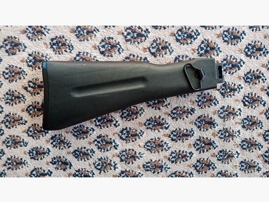 Russian AK-100 polymer 5.5 mm side-folding stock / Manufacturer Izhmash in Izhevsk / AK folding stock AK-74M Saiga