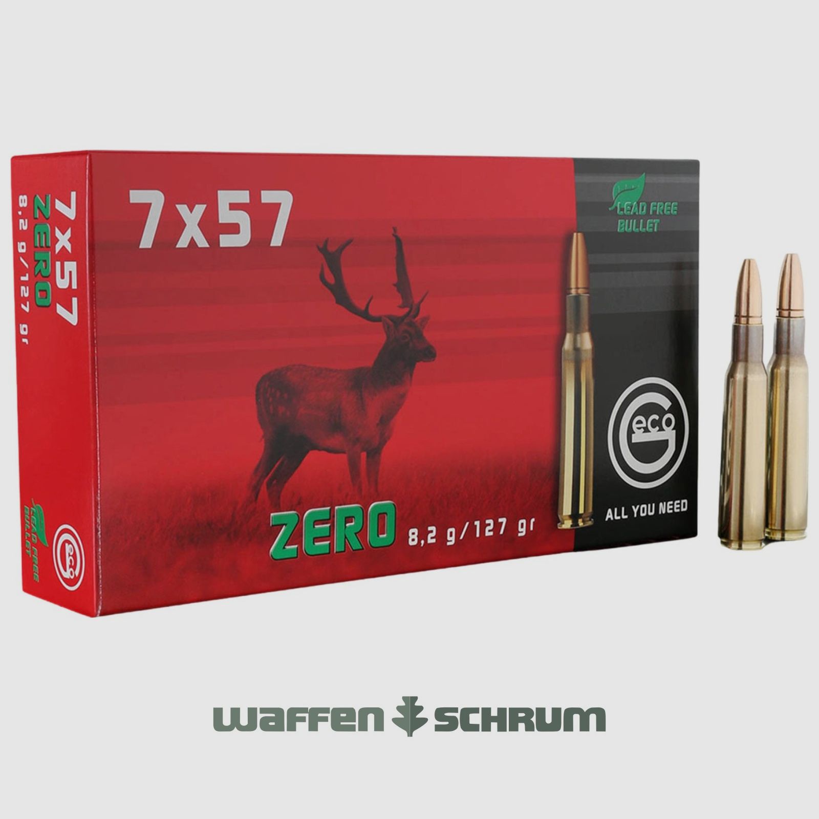 Geco Zero 8,2g - 127gr 7x57