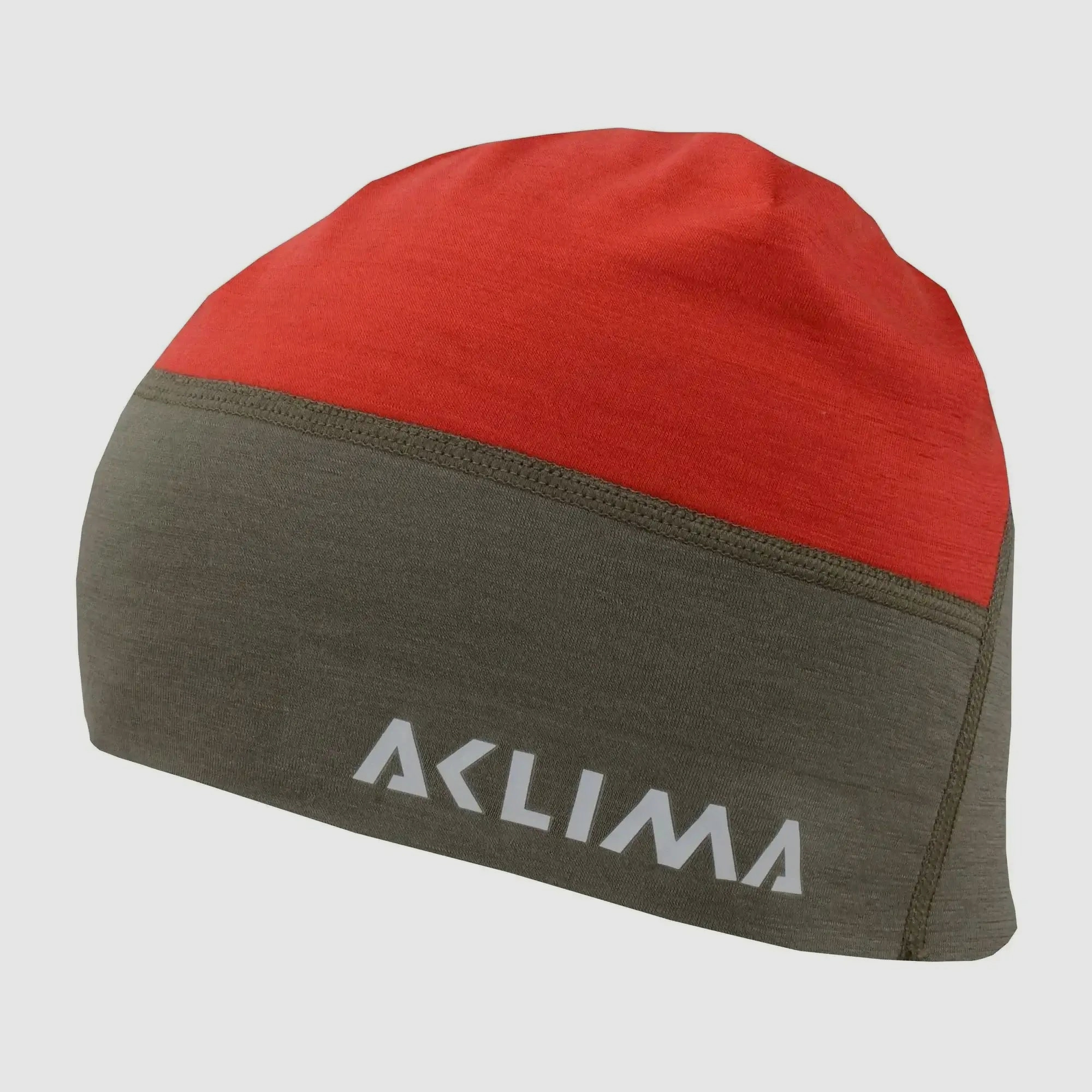 aclima Aclima Beanie LightWool Hunting Safety czerwony ranger zielony