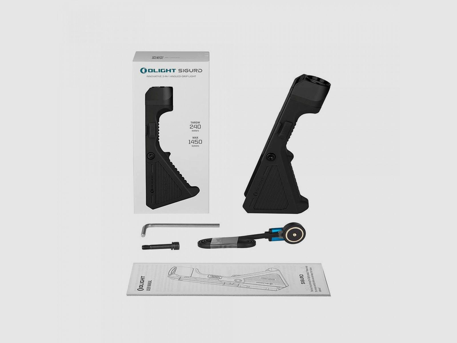 Olight® Sigurd luce con impugnatura angolata - 1450 lumen*, immagine 9 di 9