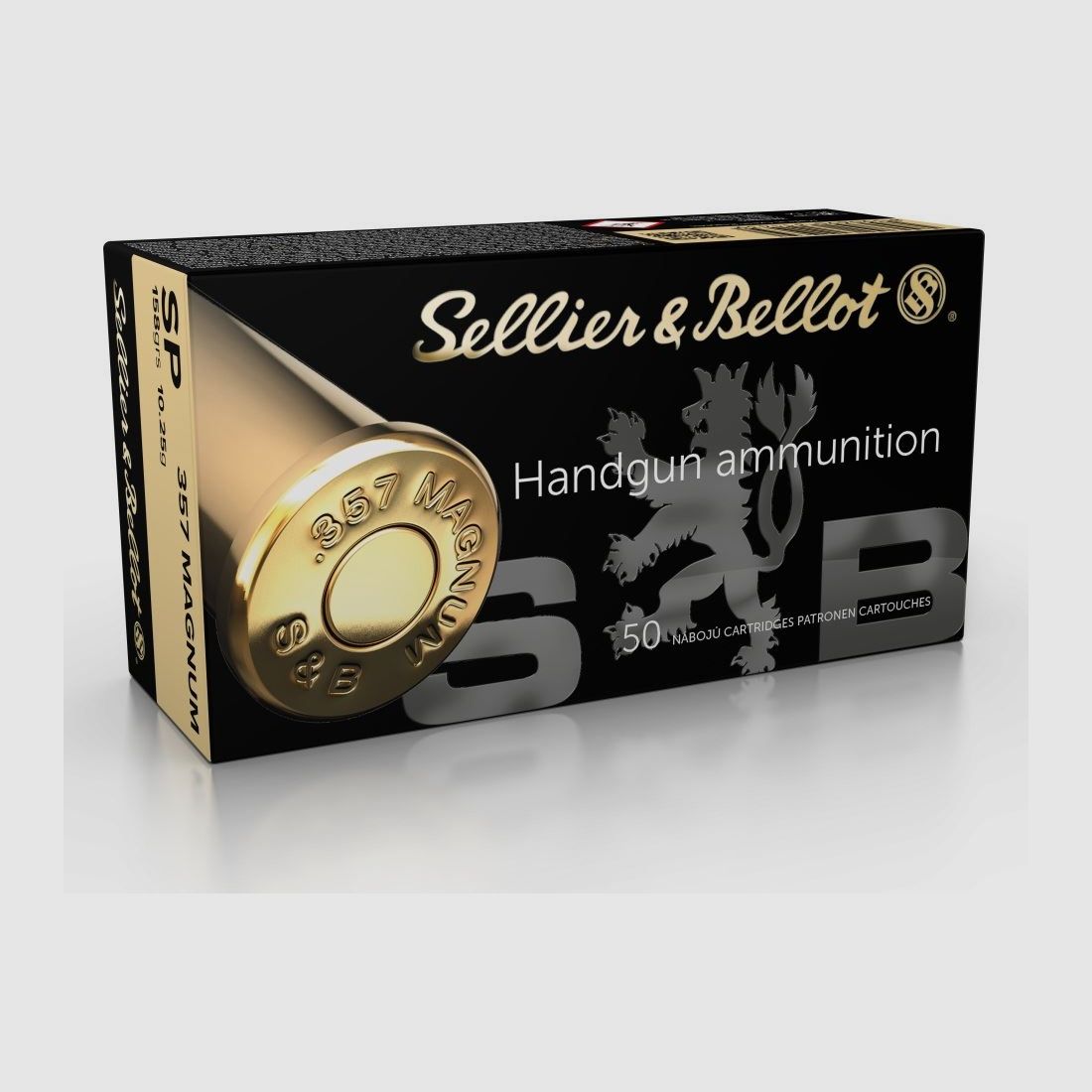 S&B Kampfmunition .357 MAG. SP 10,25 g, Bild 1 von 4