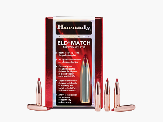 Hornady Geschosse .22/.224 – 52gr ELD-Match