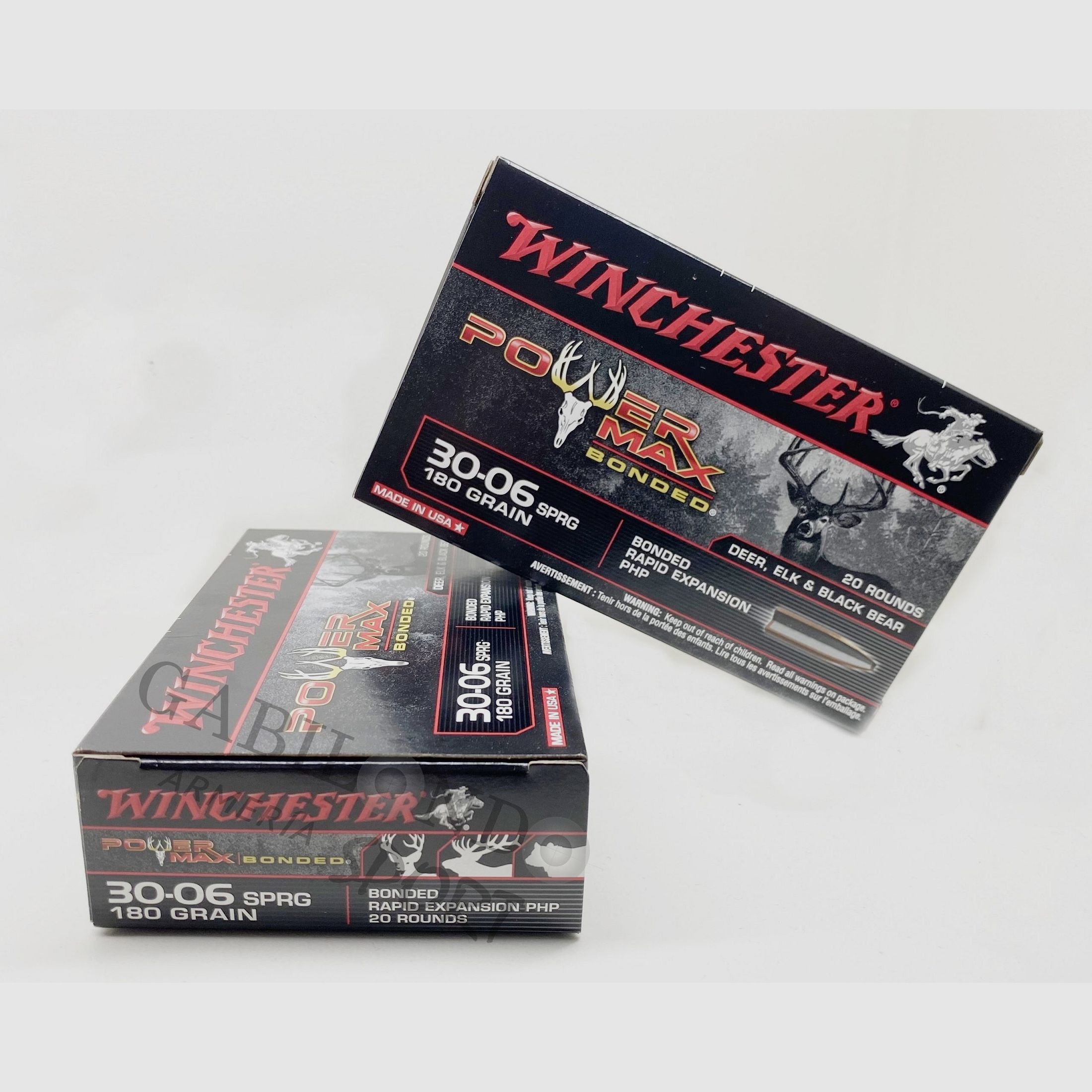 Munición Winchester 30-06 SPR POWER-MAX 180 gr