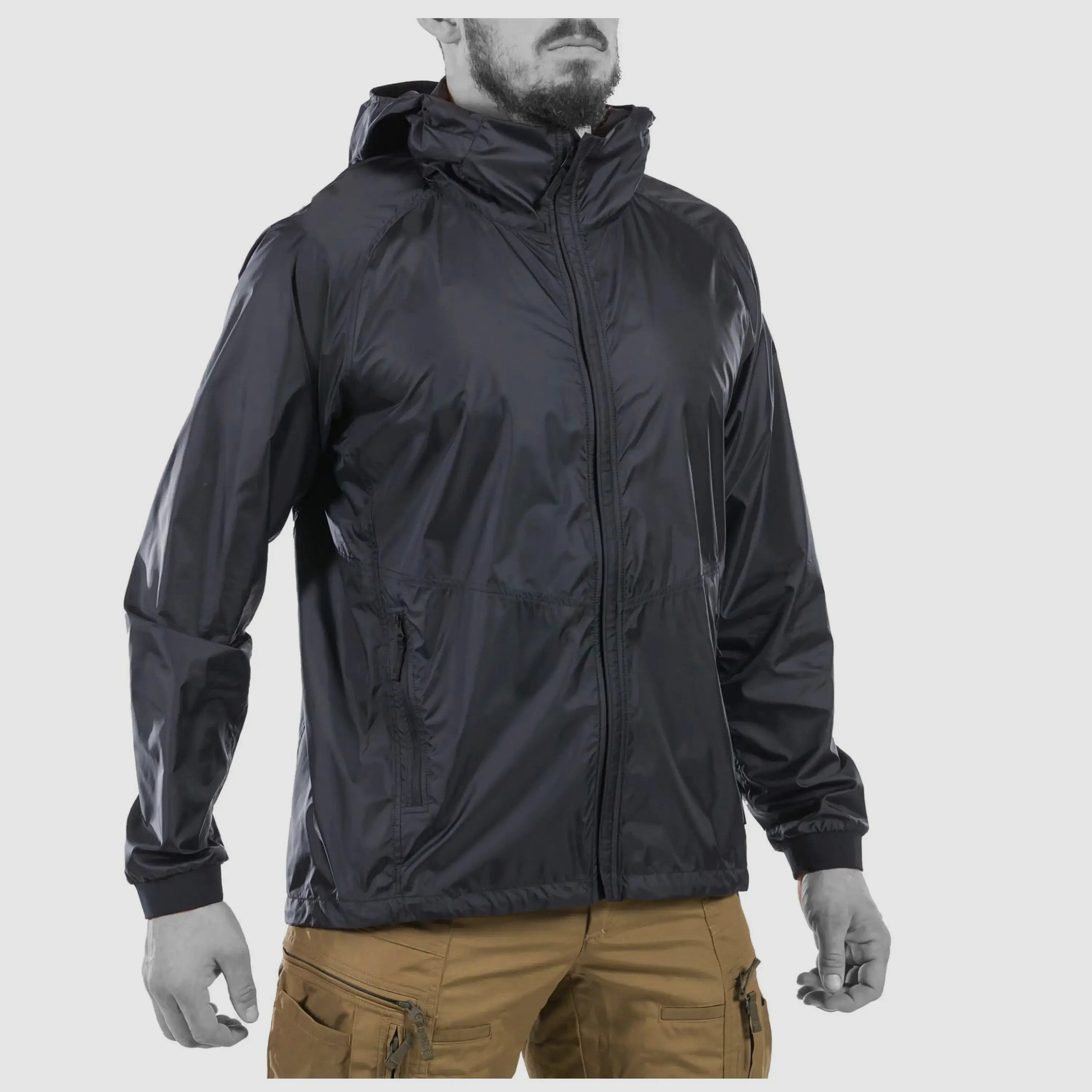 UF Pro Windbreaker Storm Chaser Windbreaker Jacket - Nero / L Uomo