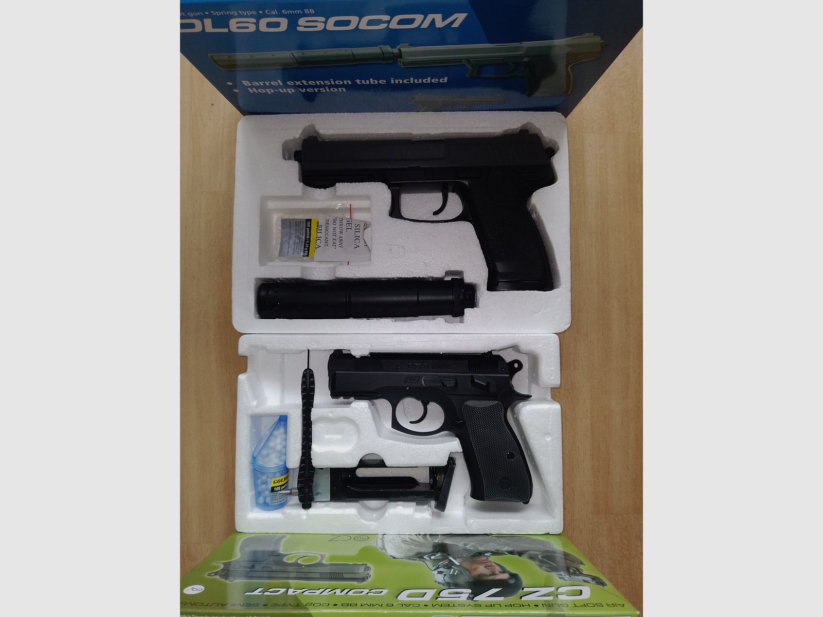 CZ 75 D Compact & DL 60 Socom 