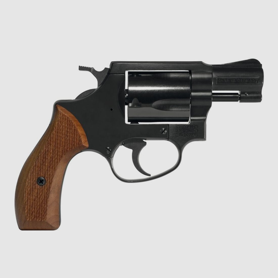 Weihrauch Sport Blank Firing Revolver Arminius HW 37 Wooden Grips 9mm K.