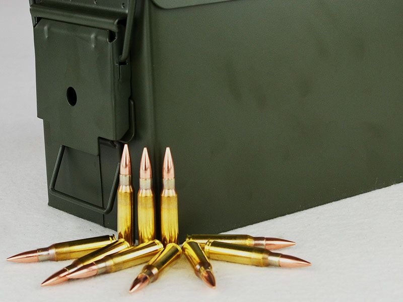 Caja de municiones PPU con .308 WIN, FMJ 1 caja de municiones (500 disparos a 0,89 €*)