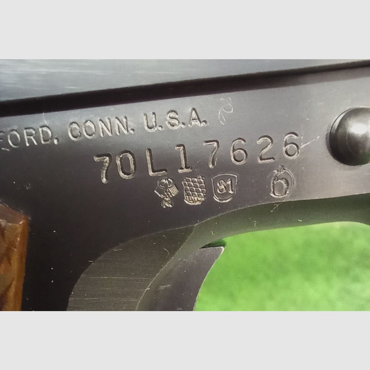 Pistolet Colt Government MK IV Série 70 Calibre 9mm Luger