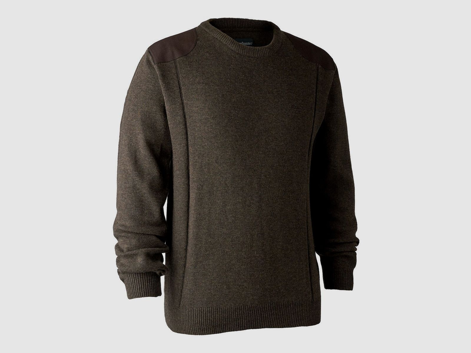 Deerhunter Sheffield knit sweater with crew neck, color 383, image 1 of 2