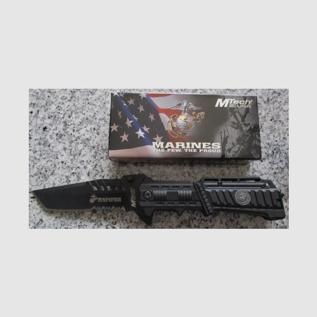M-Tech knife + machete + knife stand, new for outdoor
