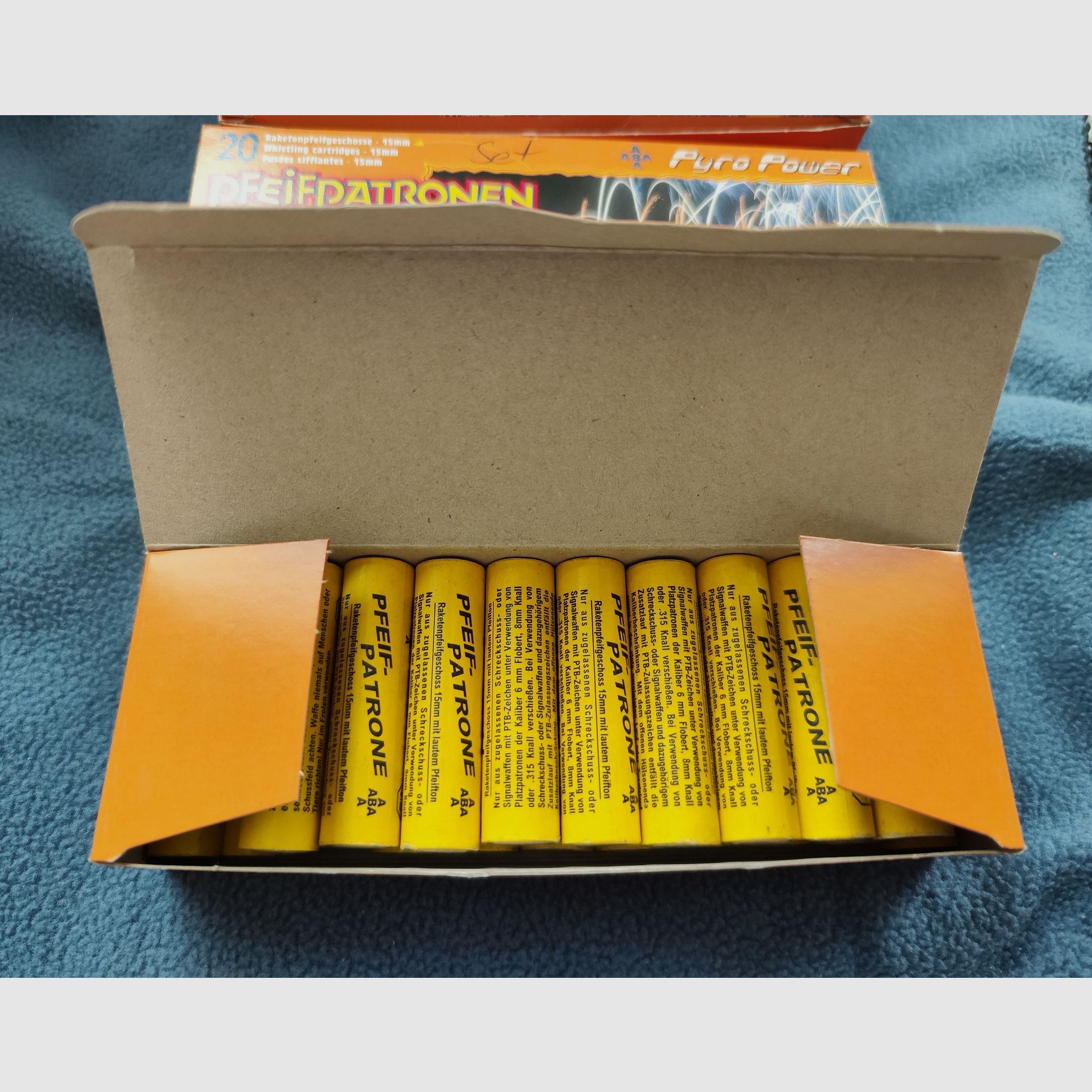 ABA Pfeifpatronen Xtra Raketenpfeifgeschosse 15 mm Pyro Power Akustik-Effekt