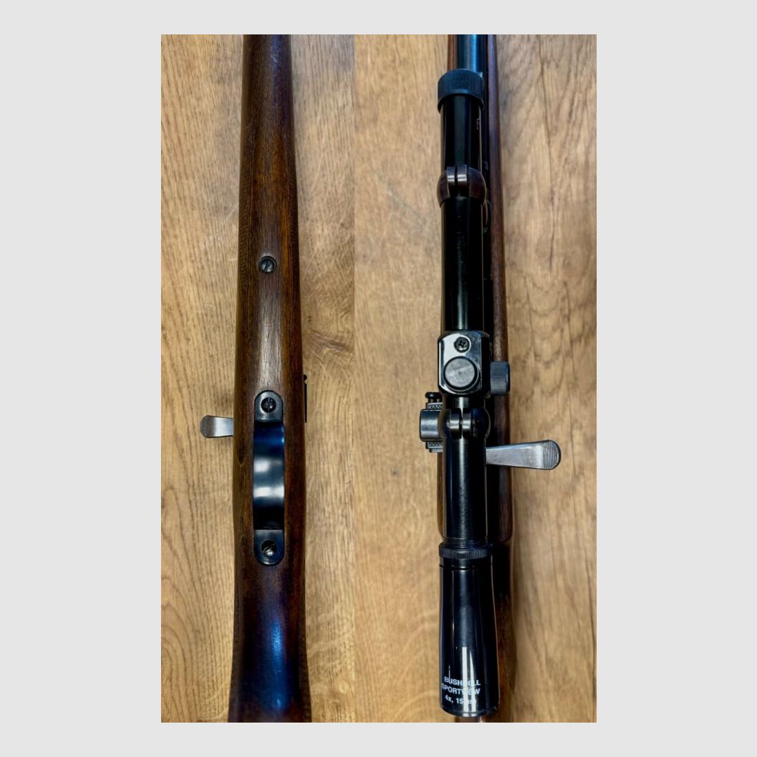 Anschütz .22 LR con telescopio