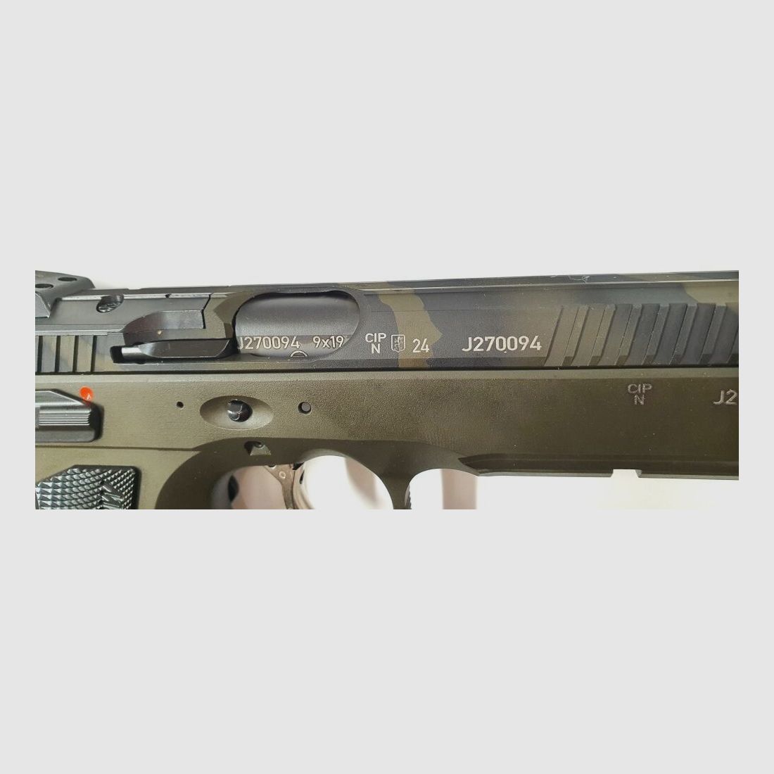 CZ 75 SP - 01, Shadow II OR, Camo Oliv Double Action DA/SA-Abzug